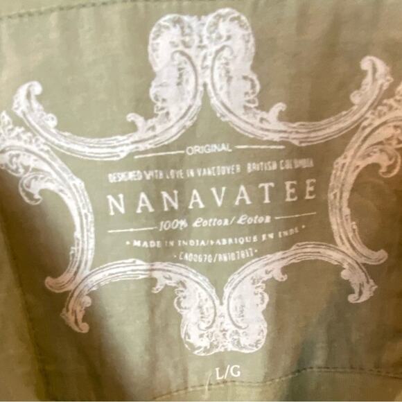 Nanavatee Green Sleeveless Lightweight Tank Dress Size Large Casual Summer Style - Picture 5 of 12